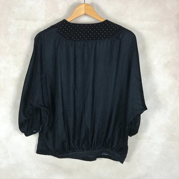 TAHARI Black Velvet Top NWT SMALL - Picture 6 of 14
